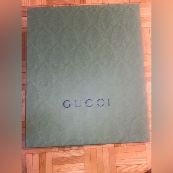 Brand NIB Gucci Tessuto GG Supreme Magnum Calf Leather Boots! 100% Authentic - Picture 15 of 16